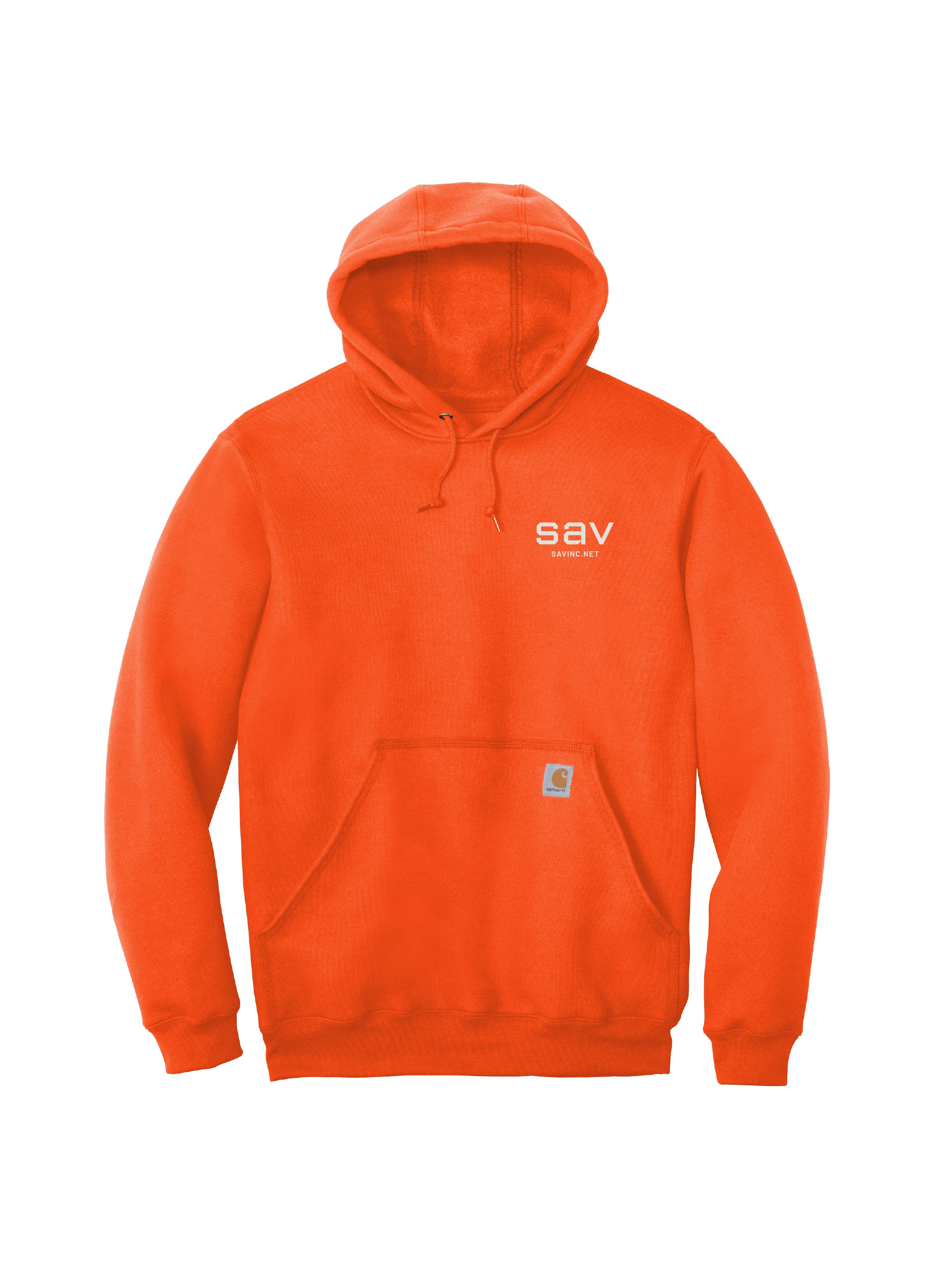 SAV Carhartt ® Midweight Hooded Sweatshirt - Brite Orange