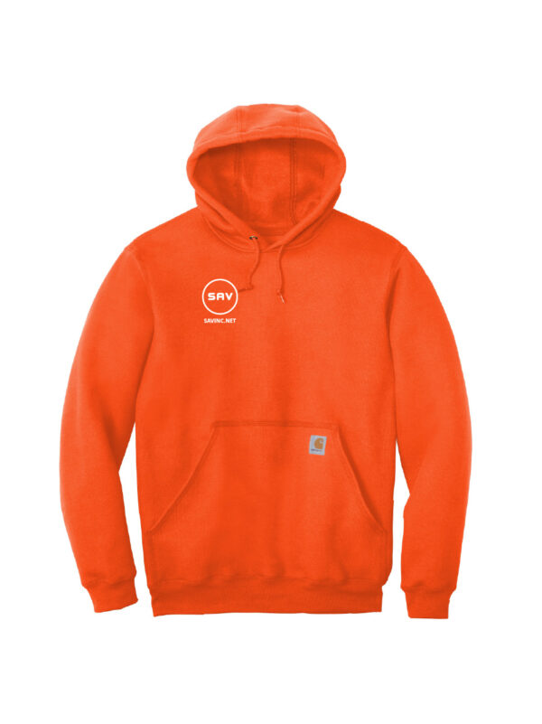 SAV Carhartt ® Midweight Hooded Sweatshirt - Brite Orange